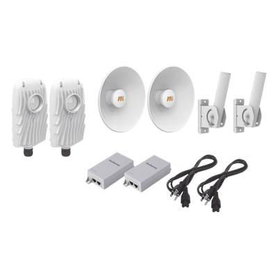 B5X-PTP-KIT3 - Kit de radios punto a punto / 1.5 Gbps / 4.9-6.4 GHz / 20 dBi / 8 km (26.2 ft)