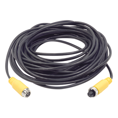 XMRIPC3M - Cable Extensor para Videovigilancia Móvil / 3 m (9.8 ft) / Conector Aviación 6 Pines / Transmisión Triple / Uso Vehicular