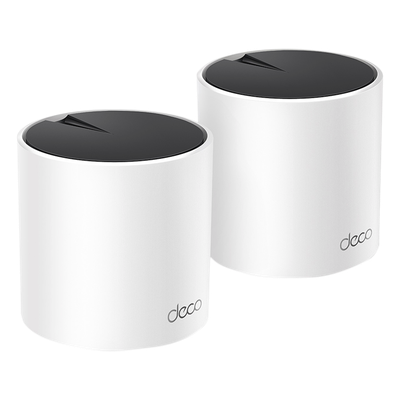 DECOX55-2PACK - Sistema Mesh Wi-Fi 6 / AX3000 Mbps / 3 Puertos Gigabit WAN/LAN / Doble Banda / 2 Antenas Internas / Administración por App