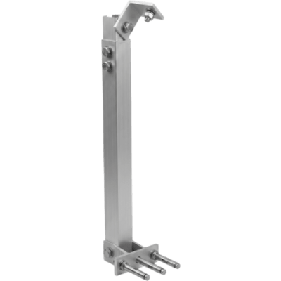 EPL-AL3NT-380-03AL - Soporte Ajustable / Aluminio Anodizado / 455 mm (17.9 in) / Diseño Modular