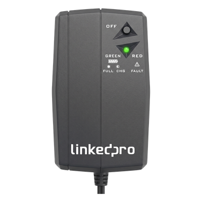 LP25CD - UPS de CD / 25 W / Salida 12 Vcd / Entrada 90-264 Vca / Batería de Litio 2600 mAh / Tiempo de Carga 3 h al 90%