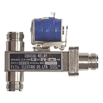 CX-600N - Relevador Coaxial para Antena SPDT / 10-14 Vcc / 500 W @ 1 GHz / 2 GHz Máx. / 50 Ω / 3×N Hembra