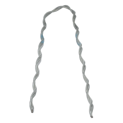 DE-2525 - Remate Preformado para Cable Guía de Acero / Acero Galvanizado / Ø 1.2 - 1.3 mm / Tensión 1300 N / Longitud 160 mm (0.52 ft) / Instalación sin Herramientas