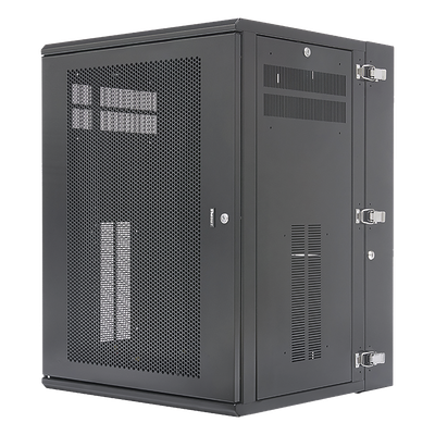 PZWMC18P - Gabinete de Montaje en Pared / 18 UR / 19 in / Puerta Ventilada / 635mm Profundidad / 2.08 x 2.83 x 2.08 ft