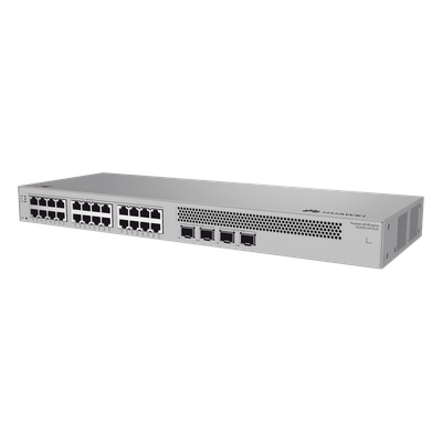 S220S-24T4JX - Switch Capa 2 Administrable / 24 Puertos Gigabit / 4 Puertos SFP+ 10GE / Capacidad 98 Gbps / Tasa Reenvío 73 Mpps / Gestión Web, App y Nube