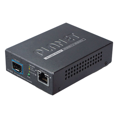 XT-705A - Convertidor de Medios / 10G/5G/2.5G/1G/100M a SFP+ / 10GBASE-X / Cobre a Fibra / 300m a 60km / 3.75W
