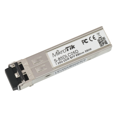S-85DLC05D - Mikrotik S-85DLC05D red modulo transceptor 1250 Mbit/s SFP 850 nm