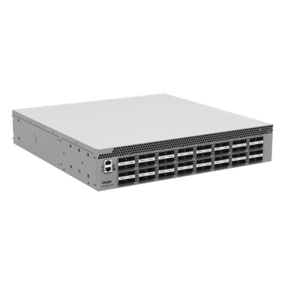 RG-S6520-64CQ - Switch Data Center / 64 Puertos QSFP28 100GE / 12.8 Tbps / Lossless Ethernet / VXLAN / M-LAG / 2 RU