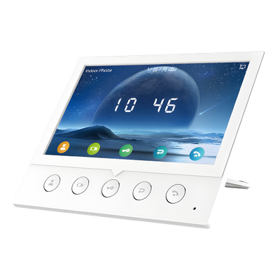 I52W - Monitor IP/SIP para Interior / Pantalla Capacitiva 7" / Wi-Fi 2.4 GHz / Audio HD Bidireccional / PoE / 8 Entradas de Alarma / RS485