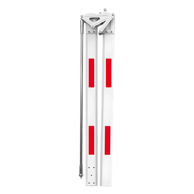 ARM-ART-5M-180 - Brazo Articulado para Barrera / 5 m (16.4 ft) / Aluminio / Ángulo 180° / Bandas Reflectivas Rojas