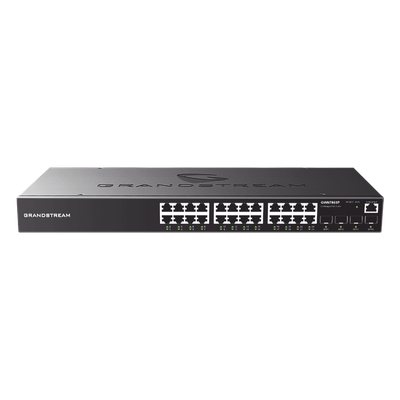 GRANDSTREAM GWN7803P, Switch Administrable capa 2, 24 x GigaEth PoE / PoE+ y 4 x Giga SFP
