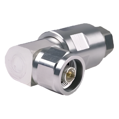 F4-NRHC - Conector RF N Macho / Ángulo Recto / IP68 / 50 Ω / 0–10200 MHz / Cable 1/2" (12.7 mm) / 500 Ciclos
