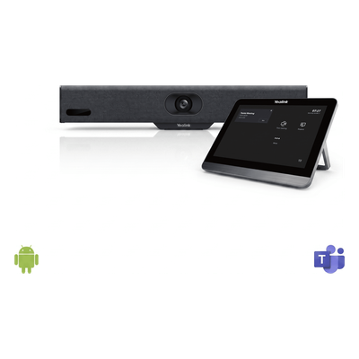 A10-020 - Barra de Videoconferencia / 4K / Lente 120° / Android Integrado / Microsoft Teams / BYOD / 8 Micrófonos MEMS / Full-Duplex