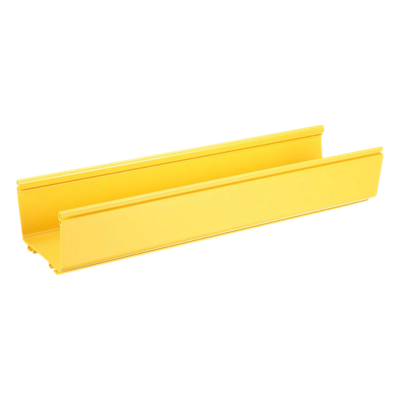 FR6X4YL6 - Canaleta FiberRunner™ 6X4, de PVC Rígido, Color Amarillo, 1.8 m de Largo