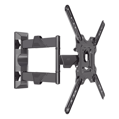 P4-NB - Soporte de Pared Articulado / Pantallas 32" a 55" / VESA 100x100 a 400x400 mm / Carga 27.2 kg (60 lbs) / Extensión 5 a 40 cm / Giro 180° / Inclinación +8° a -5°