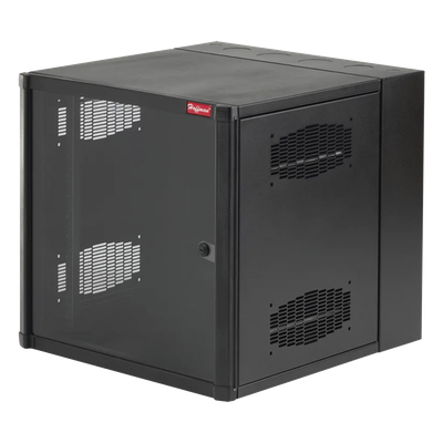 EWMW362425 - Gabinete de Pared 19 UR / 600mm Ancho (1.97ft) / 637mm Profundidad (2.09ft) / Ventana de Seguridad / Rieles Roscados #10-32