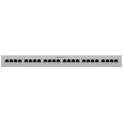 UACC-ETH-SP-PANEL-24 - Panel de Protección Ethernet de 24 Puertos UniFi UACC-ETH-SP-Panel-24, 10 GbE con Sopoete PoE+++, 20 kA Rack 1U
