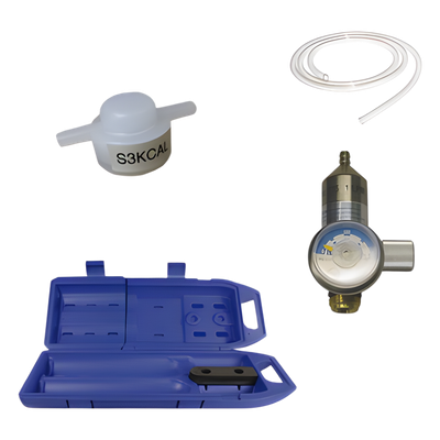 XCDCOMBKIT - Kit de Calibración para Detector de Gases Combustibles / Copa de Calibración / Regulador de Flujo 1.5 LPM / Manguera y Estuche de Transporte / Sensor Catalítico