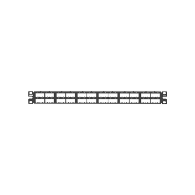 CP48HDBL - Panel de Parcheo Modular / 48 Puertos / 1UR / Blindado / Alta Densidad / Acero Inoxidable / 19 Pulgadas