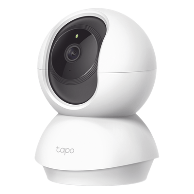 TAPO-C210 - Cámara IP Doméstica Pan/Tilt / 2K 3 Megapixel / Visión 360° / IR 9 m (29.5 ft) / Audio Bidireccional / Detección IA Personas y Llanto