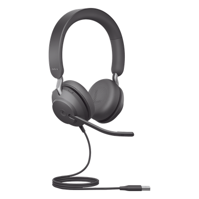EVOLVE2-40SE-STEREO-MS-A - Jabra Jabra Evolve 2 40SE, Auricular stereo versión MS con aislamiento de ruido, conexión USB-A y indicador de ocupado (Busylight) (24189-999-999)