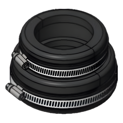 STBAI4 - Bota de Caucho para Placa Pasamuro / 4" (101.6 mm) / EPDM Resistente a Intemperie / Diseño Universal / Sin Inserto