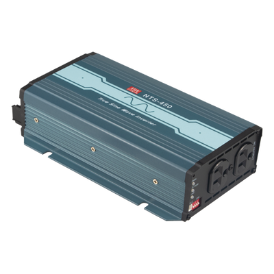 NTS450112US - Inversor de Onda Pura / Entrada 12 Vcd / Salida 450 W 120 Vca 60 Hz / Rango -25°C a +70°C / 8.27 x 2.17 x 5.12 in