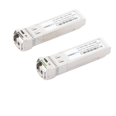 LP-SFP-BD-10G-60 - Transceptor Óptico SFP+ / 10 Gbps / Monomodo / Bidireccional 1270/1330 nm / Alcance 60 km (196.8 ft) / LC/UPC Simplex / DDM
