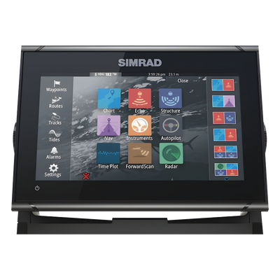 000-14444-001 - Plotter GPS GO9 XSE / Pantalla Táctil 9" / Compatible con Sonar y Radar / Conectividad Inalámbrica y NMEA 2000® / Integración con Piloto Automático y Sistemas de Sonido / Tecnología Active Imaging™ 3 en 1