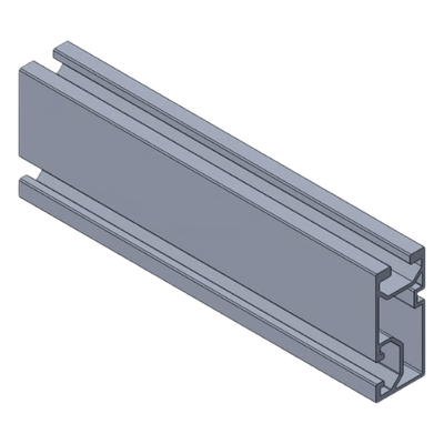 N00015 - Riel de Aluminio para Montaje Fotovoltaico / Serie 6000 / 4.72 m (15.5 ft) / 3.74 kg por Pieza / Compatible con Techos Planos e Inclinados