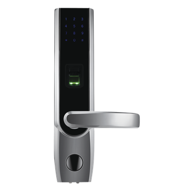 TL-400BR - Cerradura autónoma derecha bluetooth de huella digital, tarjeta de proximidad y contraseña / APP ZK Smart Key