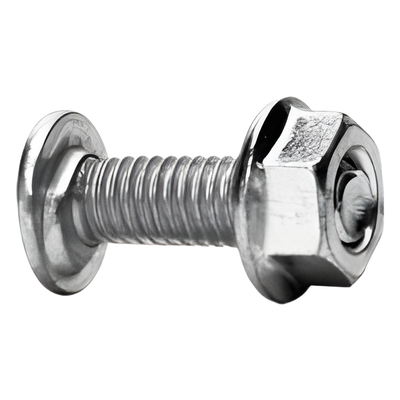 MG-66-403EZ - Tornillo Métrico con Tuerca / Acero al Carbono 6 mm / Largo 20 mm / Acabado Electrozincado 15-20 µm / Uso Interior