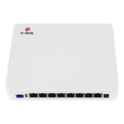 ICT3310DPS-8G2NAC - ONU Dual EPON/GPON / 8 Puertos PoE 802.3at Gigabit / Wi-Fi Doble banda 2.4 y 5 GHz / 1 Puerto SC/UPC / 130W / 0.64 x 0.52 x 0.10 ft