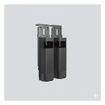 ACCESSPHW - Sensor de Haz Infrarrojo Inalámbrico / Triple Frecuencia 409-458 MHz / Alcance 20 m (65.6 ft) / IP54 / Ajuste Angular ±90° / Batería Litio 2300 mAh