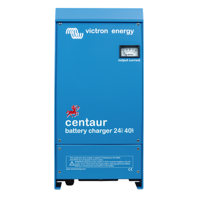 CC24/40 - Cargador de Baterías / 24V / 40A / Tres Salidas Aisladas / Entrada Universal 90-265 VCA / Compensación de Temperatura