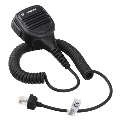 TE-RM30 - Micrófono de Mano PoC / Sensibilidad -30±4 dB / Respuesta 20-20 kHz / Construcción Robusta / Uso Prolongado