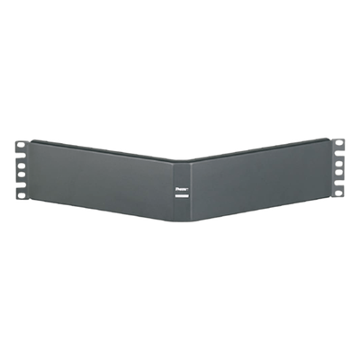 CPAF2BLY - Panel de Relleno para Rack / 19 pulgadas / 2U / Diseño Angulado / Acero 16 Gauge / 482.6 x 88.1 mm