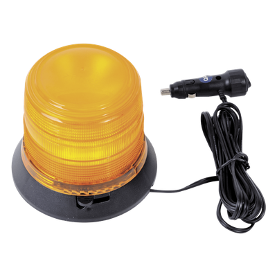 X905-A - Burbuja LED de Señalización / 6 LEDs Ámbar / Montaje Magnético / IP65 / 12 VCC 1 A