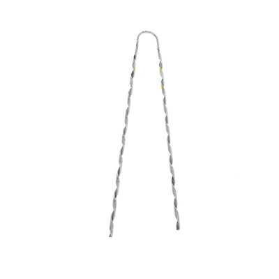 GDE-1104 - Remate Preformado para Fibra Óptica / Acero Galvanizado / Mensajero 6.3 mm (1/4") / Tensión 4233 kg / Longitud 635 mm (25") / Pierna Dispareja