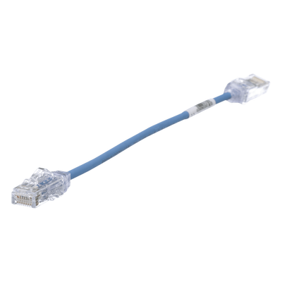 UTP28SP0.2MBU - Cable de Parcheo UTP / Cat6 / 28AWG Diámetro Reducido / 20 cm (0.66 ft) / Azul