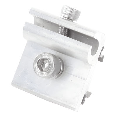 EPLELN220 - Conector de Tierra Física / Paneles Solares / Riel 5 mm y 8 mm / Instalación Residencial y Comercial