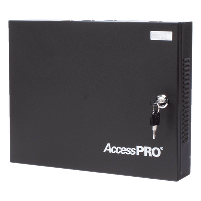 SYSCA-2R-2D - Panel de Control de Acceso 2 Puertas / 30,000 Tarjetas / TCP-IP / Gabinete y Fuente 12VCC 3A / 98.4 ft