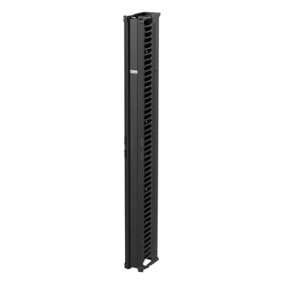 DV6S7 - Organizador Vertical de Cables / 45 Unidades / 7 ft (2.1 m) / 6 in Ancho / Montaje a Presión / Aluminio