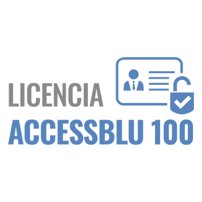 ACCESSBLU100 - Plataforma de Control de Acceso / 100 Credenciales Virtuales / Gestión en la Nube / Licencia 1 Año / App Android