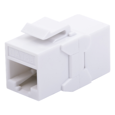 LPKJUC6A - Acoplador UTP / Cat6A / RJ45 Hembra a Hembra / 10 Gbps / 500 MHz / Blanco