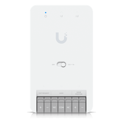 UA-HUB-DOOR-MINI - Hub de Control de Acceso / Una Puerta / PoE++ / Terminal 12V / 2 Lectores o Cámaras / DIN Rail / Interior
