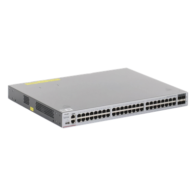 RG-CS85-48GT4XS-D - Switch Core Capa 3 / 48 Puertos Gigabit / 4 SFP+ 10G / Capacidad 880 Gbps / Doble Fuente Modular / Gestión Cloud