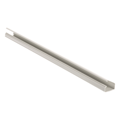 LD10IW6-A - Canaleta de PVC / 38.4 x 24 x 1828.8 mm / 13 Cables Cat6 / Adhesivo Integrado / UL94V-0 / Blanco Mate