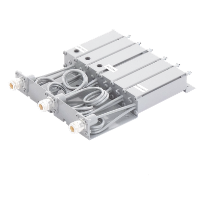 SYS-1533-2N - Duplexer / 6 Cavidades VHF / 148-160 MHz / 50 W / 5 MHz Separación / 80 dB Aislamiento / Conector N Hembra