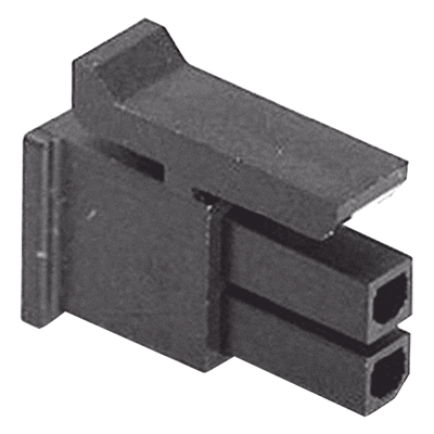 WM1783-ND - Receptáculo de dos posiciones en Conector Rectangular de Carcasa Negra de 0.118 "(3.00 mm) Molex.